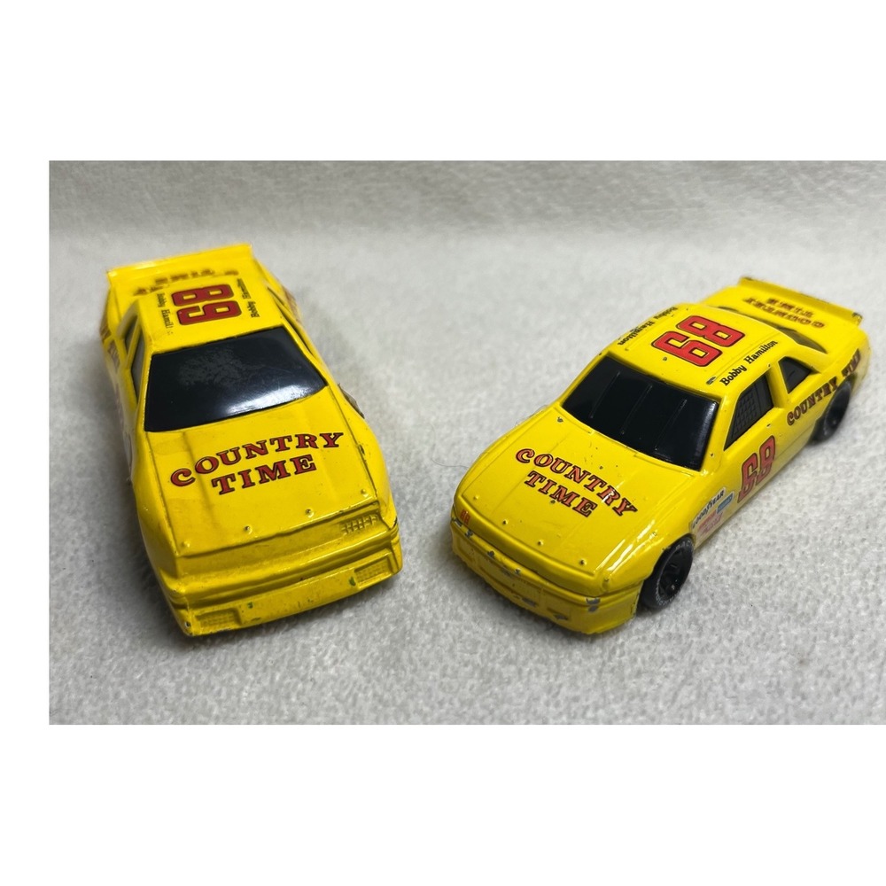 Racing Champions 1991 Country Time Bobby Hamilton #68‎ Yellow Diecast Cars Lot
